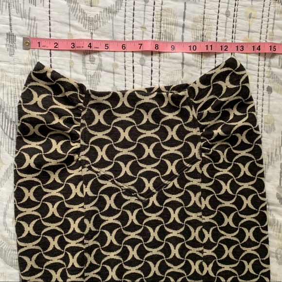 Diane von Furstenberg Pencil Skirt Geometric DVF - Picture 3 of 7